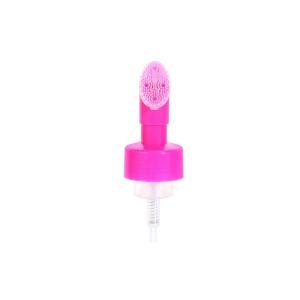 Wholesale 42/43mm Silicone Brush Foam Pump Cosmetic Dispenser with Customized Silkscreen Print and Plastic Material from china suppliers