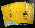 LDPE Specimen Biohazard Bag/k bag with pocket, Disposable Endoscopic Specimen