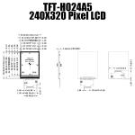 SPI 2.4 Inch Sunlight Readable TFT Resistive Touchscreen 240x320