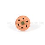 Wood Round Essential Oil Diffuser, Car Air Freshener Vent Clip Aromatherapy
