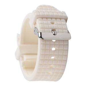 Wholesale 13 Colors 24mm Silicone Watch Band , Curved End Embossed Watch Strap from china suppliers