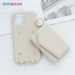Minibook Wristband Card Holder Wallet for iPhone 14 Sports Design Style Genuine