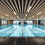 Suspended Baffle Ceiling Panel Pop Design False Drop Ceiling Aluminium Linear