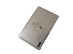 QR Code Signature Panel Membership VIP Card Metal Silver Frosted