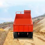 12 Ton Crawler Dumper Truck With Semi Tracked Design Weichai Jiaxin Engine And