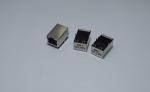 90 Degree RJ45 Magnetic Jack , 8P8C Female rj45 connector socket 10 / 100M