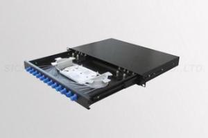 Wholesale 12F Fiber Optic Patch Panel SC / UPC Blue Rack Mounted from china suppliers