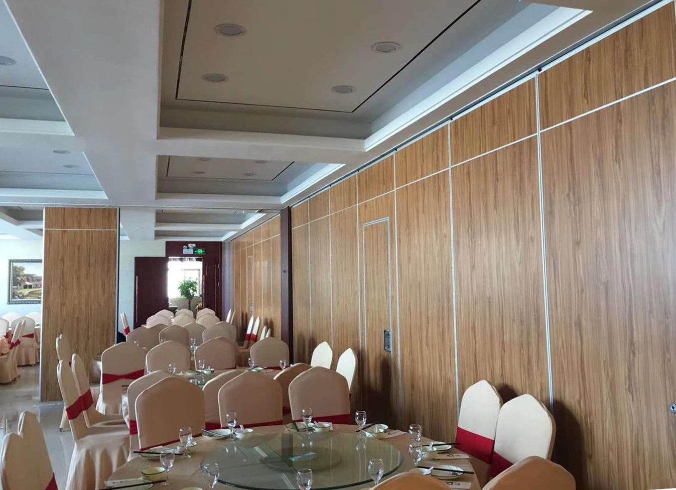 Movable Walls System Operable Wall Partitions , Acoustic Sound Proof Partition Panel For Banquet Hall