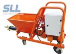 7.5KW Wet Ready Mixed Wall Cement Mortar Spraying Machine 30L / Min Orange Color