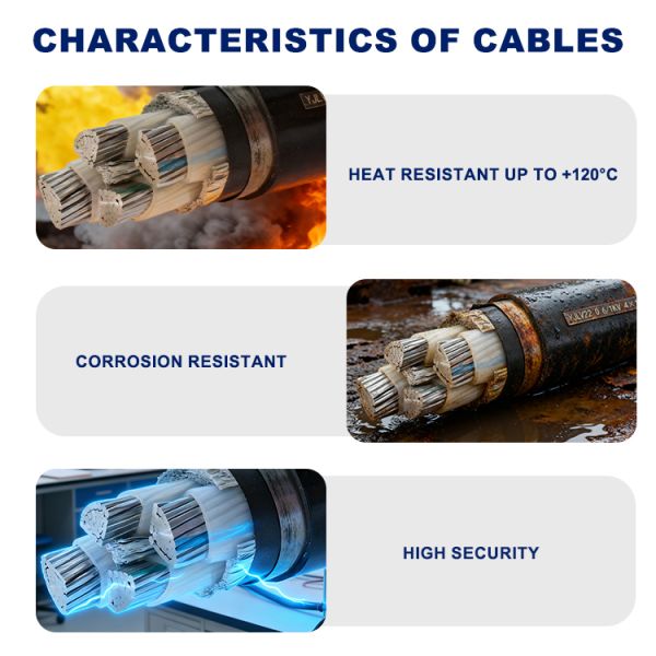 Power Cable Underground Fixed Installation LV Distribution Cable for Construction Industrial Municipal Engineering