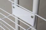 Custom potato chip metal display rack with four Wire basket White