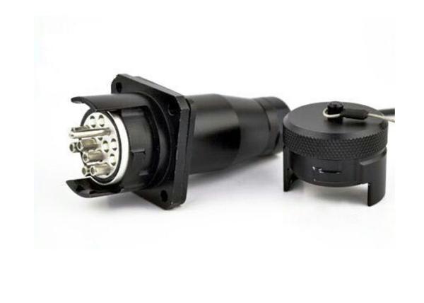 HXB Expanded Beam Multichannel Hermaphroditic Connector For Military Tactical