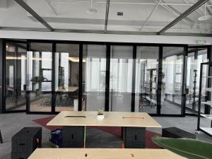 Wholesale Anodized Aluminum And Glass Materials For Fireproof Office Partition Wall In Commercial Buildings from china suppliers