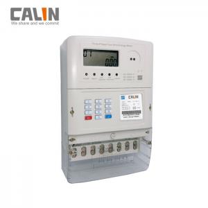 China LCD Display STS Prepaid 3 Phase Electric Meter With Automatic Meter Reading System on sale