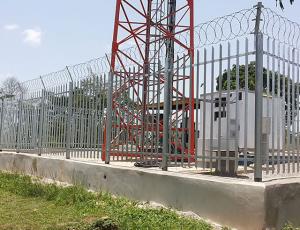 Wholesale silver High Security 2.4m Tall Tower Fencing With W Pale from china suppliers