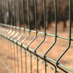 Rectangular Post Wrought Iron Garden Fence Steel Fence Panels with Renewable