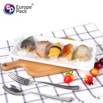 Customized Disposable plastic cornstarch compostable meat trays/food tray/fruit