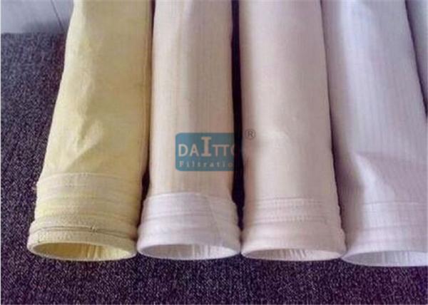 Quality Fiberglass Mix PPS Industrial Filter Bags Carefully Fabricated Ensuring Dust Tight Seal for sale