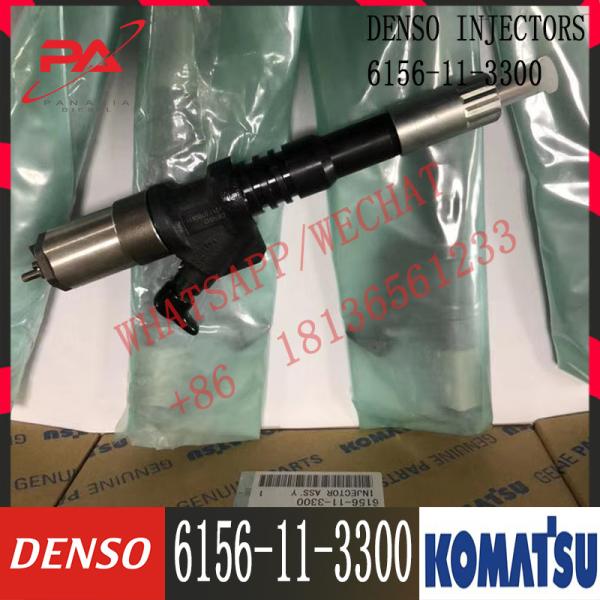 6156-11-3300 KOMATSU Fuel injector 095000-1211 6156-11-3300 SAA6D125 Engine