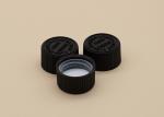 High Reliability Plastic Screw Caps White / Black Color Gasket Inside