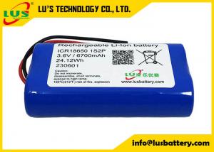 Wholesale ICR18650 Battery Pack 3.6V 6700mAh Lithium Ion Rechargeable Battery Pack 18650 3350mah 6700mah from china suppliers