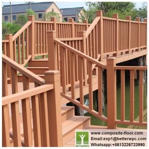 Wholesale Garden Wooden Guardrail Landscape Coextruded Plastic Composite Board for WPC Rails from china suppliers