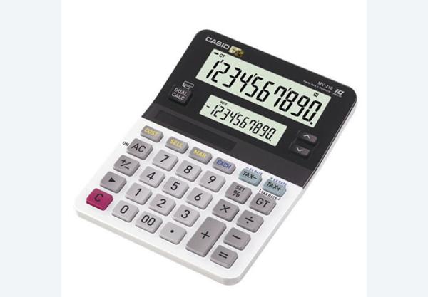 For Casio MV-210 double screen 10 digit display calculator business accounting