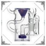 10 Inches 5MM Thickness Showerhead Percs Bongs Smoking Water Pipe