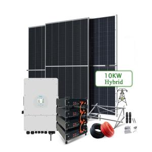 Wholesale Complete Residential Solar Panel System 5000W 8000W 1000W with 110V-240V Output Voltage from china suppliers