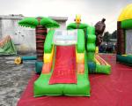 0.55mm PVC Tarpaulin Inflatable Bouncer Slide / Awesome Monkey Bouncy Castle