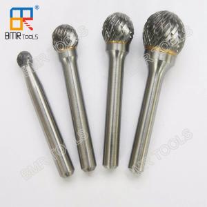 Wholesale BMR TOOLS Dia 6mm Tungsten Solid Carbide Rotary Burrs D Type Conical Ball Burrs from china suppliers