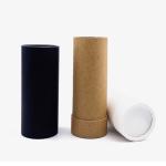 Custom Recycle Black Deodorant Containers Packaging Paper Tubes For Cream