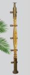 2024 Luxurious Interior Prefinished Crystal Pillar Balustrade Acrylic Baluster