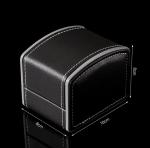 Recyclable Hot stamping PU Watch Box Packaging With Custom Logo