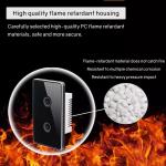 Glomarket Tuya Zigbee/wifi EU Tempered Glass Concave Button Touch Light Switch 1