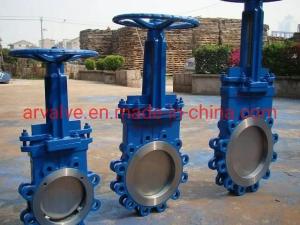 Wholesale Beveled Edge NPS 2&quot; CF8 PN16 Wafer Knife Gate Valve from china suppliers