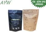 Resealable Standing Up Individual Coffee Bags Gravure Printing Paper Laminated