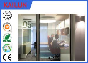Wholesale Silver / Black Anodized Aluminium U Channel For Office Partition System TS16949 : 2009 from china suppliers