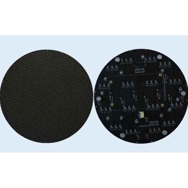 Outdoor Store Round LED SignP4 5000 nits Double Sides Waterproof LOGO Screen