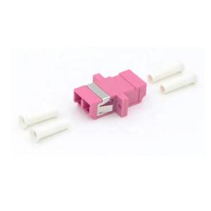 Wholesale Fiber Optic Adapter LC Quad Connector Simplex Duplex FTTH FTTX Jumper Port Coupler from china suppliers