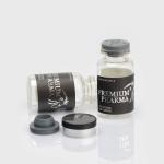 Off Set Printing Silver Stamped vial Glass Vial Labels