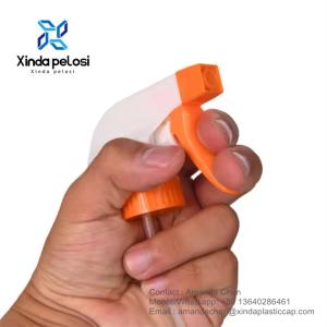 Wholesale Orange Plastic Trigger Sprayer Cleaner Spray Head For Personal Care Liquid from china suppliers