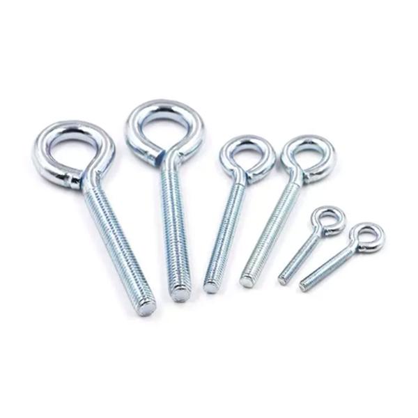 Closed Eye Bolt M4-M10 Extended Hook Bolt Carbon Steel Lifting Ring Screw