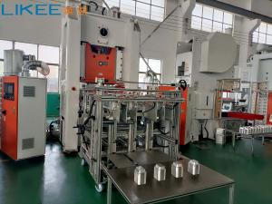 China Customized 4 Caivities 30~75 strokes/min 80TON Aluminium Foil Container Making Machine on sale