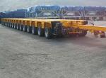 Multi Rotary Axles 100-300 Ton Hydraulic Modular Trailer For Heavy Machine