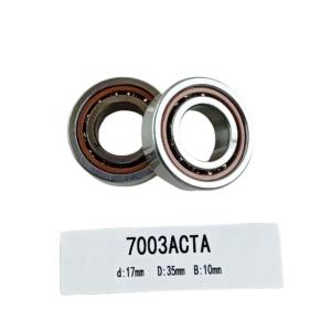 Wholesale Ball Bearing 7003AC Angular Contact Structure for Automotive Machinery 17*35*10mm from china suppliers