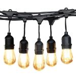 Manufactory 500m Connect Solar Led Outdoor String Light Working Temperature -20