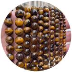 Gender-Neutral Crystal Bead Stone 8mm Tiger Eye Round Beads for Jewelry Making