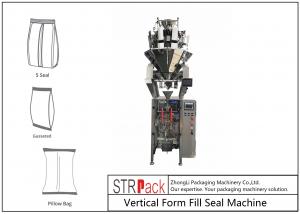 China Vertical Potato Chips Granule Packing Machine For High Precision Measurement With Multi-Head Combination Weigher on sale
