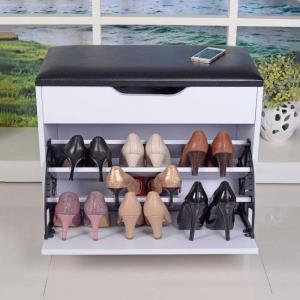 Wholesale KD Package Japanese Style Three Layer 14.5KG Shoe Storage Cabinet from china suppliers